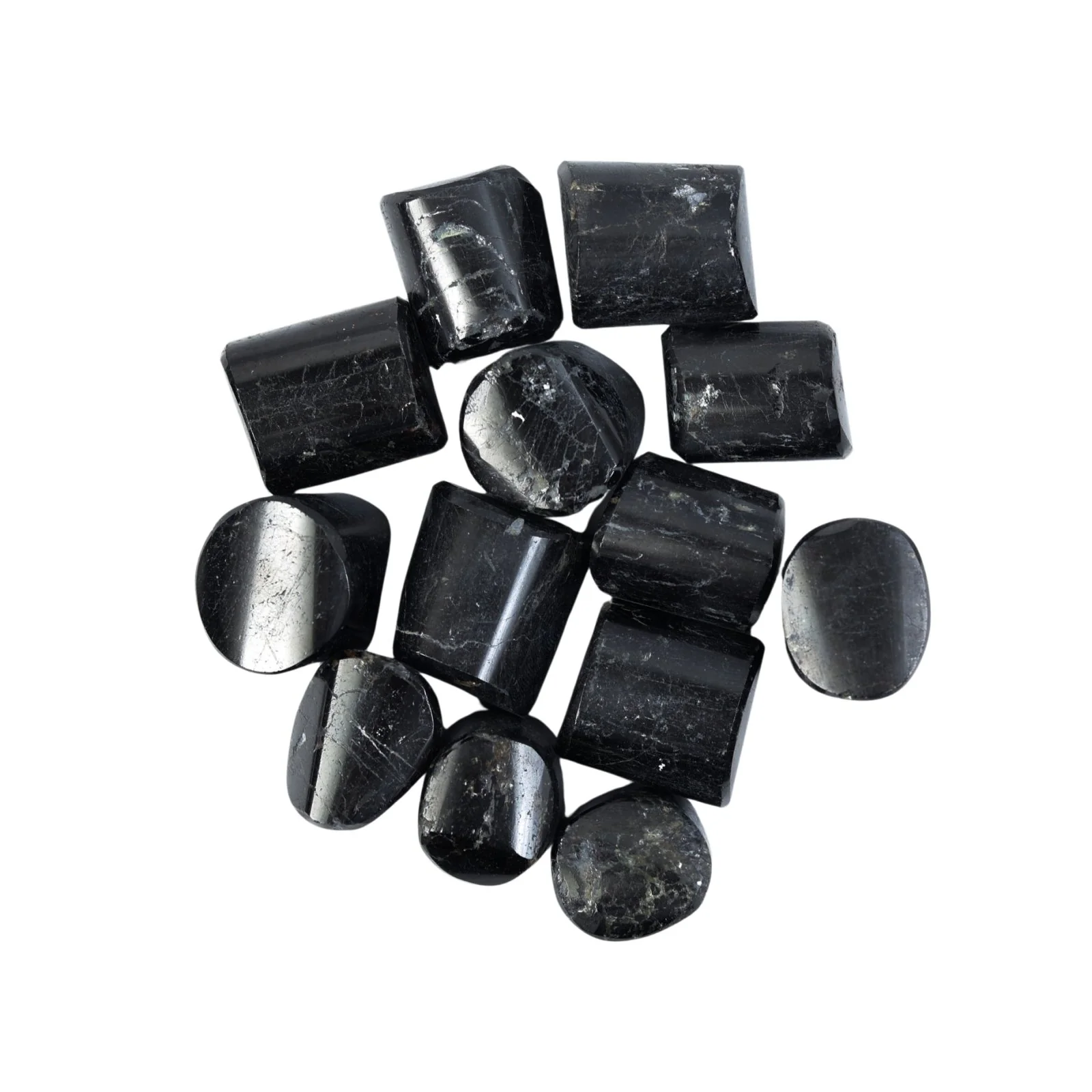 Black Tourmaline Tumbles